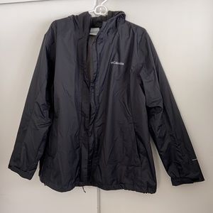 Columbia Men’s Black Raincoat - Size 2X